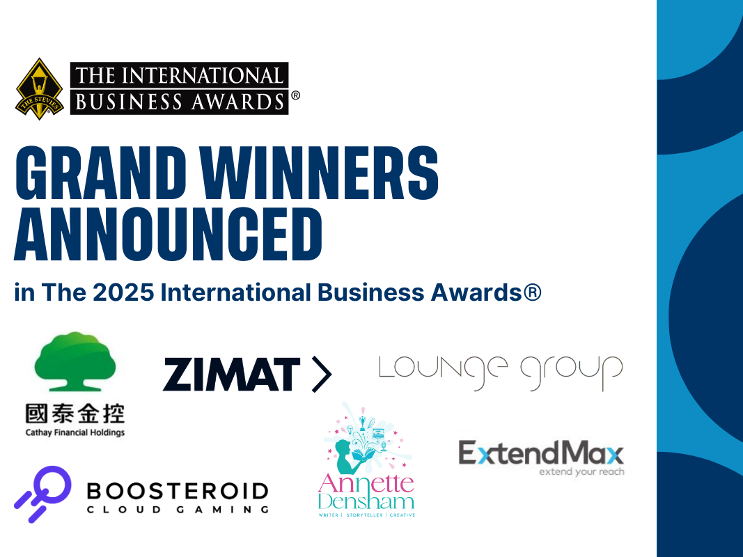 Anuncio de los ganadores del Grand Stevie® en los International Business Awards® 2025